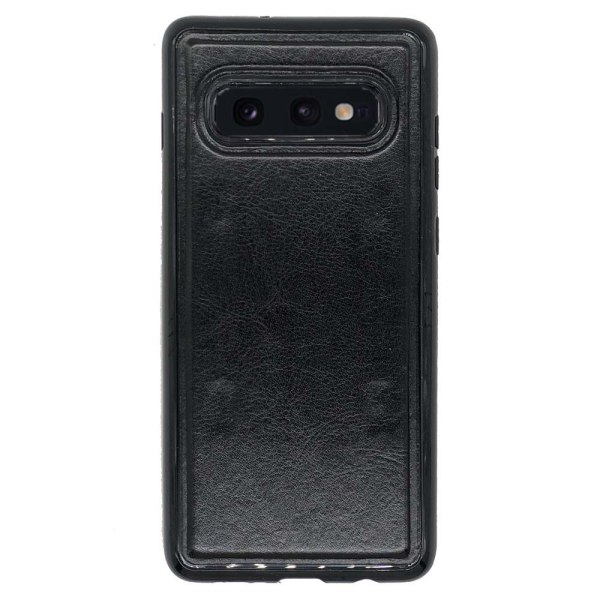 Stilig 9-korts Royben lommebokdeksel - Samsung Galaxy S10E Brun