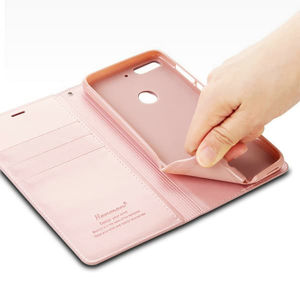 Plånboksfodral HANMAN - Samsung Galaxy A23 5G Roséguld