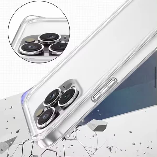 IPhone 13 Pro Max - Stilrent Matt Skal med Stötskydd Röd