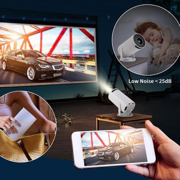 Smart HY300  LED-projektor med 120 ANSI lumen
