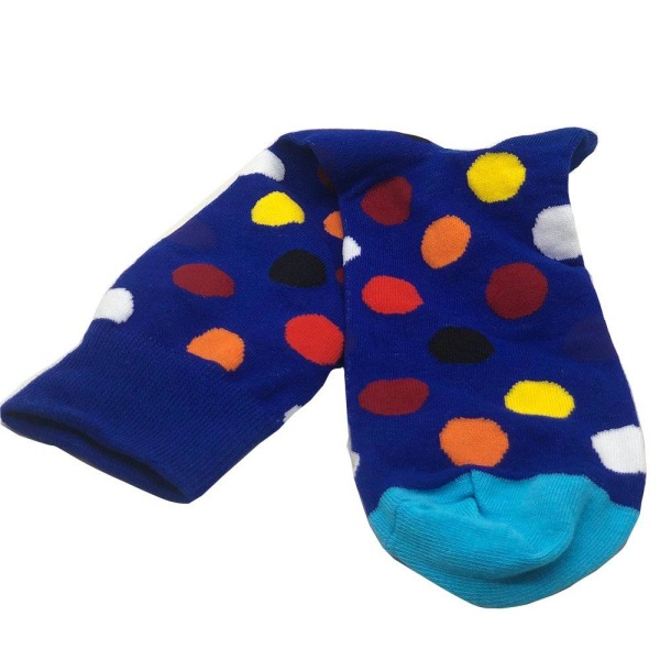 7-pak farverige sokker Flerfärgad