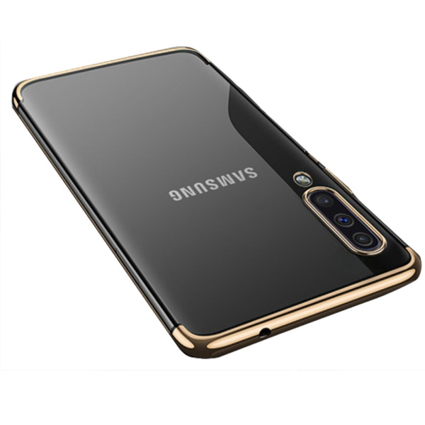 Samsung Galaxy A50 - Ainutlaatuinen iskuja vaimentava silikonisuoja FLOVEME Roséguld