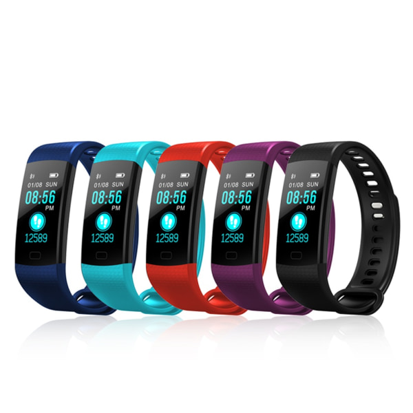 Smart Aktivitetsarmband  iPhone/Android (LEMAN Y5) Röd