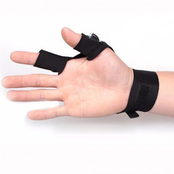 Effektfull Ficklamp Handske Svart Vänster
