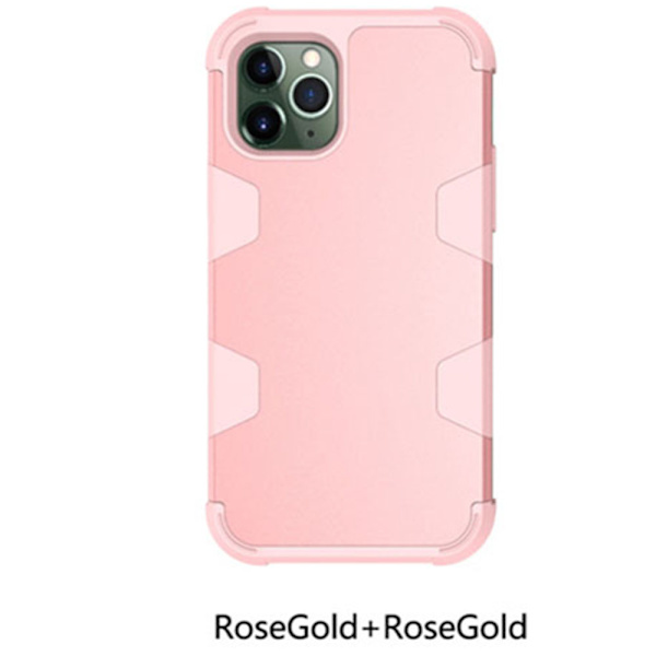 Skyddande Smidigt Skal (LEMAN) - iPhone 11 Grå/Orange