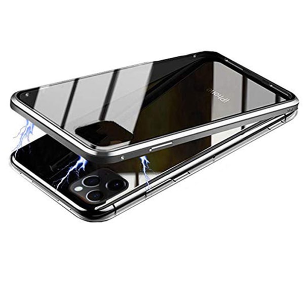 Stilfuldt etui med fuld cover - iPhone 11 Silver
