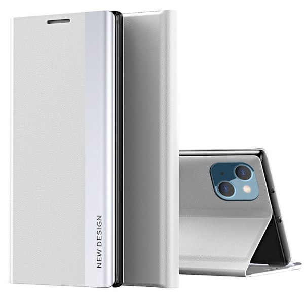 iPhone 15 - Elegant Fodral med Spegelyta & Stativfunktion Rosa