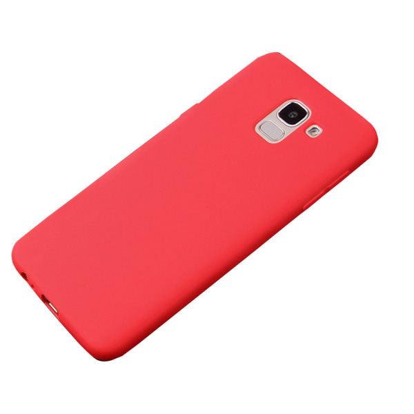 Samsung Galaxy J6 2018 NKOBEE - Silikone Cover Röd