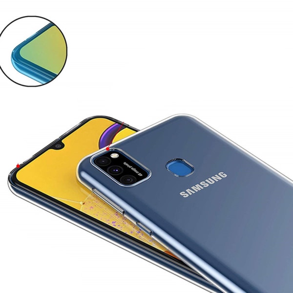 Silikone etui - Samsung Galaxy A21S Transparent/Genomskinlig