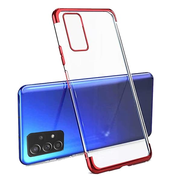 Stødabsorberende silikone cover - Samsung Galaxy A52 Silver