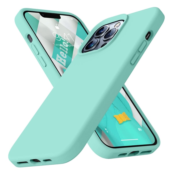 Stilfuldt beskyttende tyndt cover - iPhone 14 Pro Röd