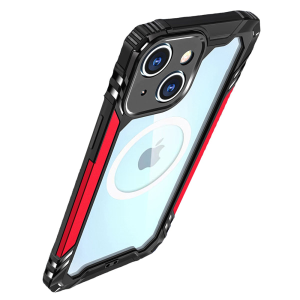 Skyddande Stilsäkert Skal - iPhone 13 Röd