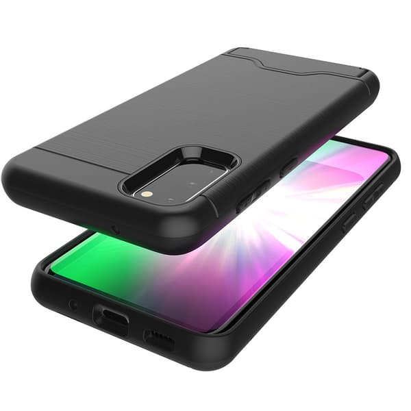 Robust Skal med Korthållare - Samsung Galaxy S20 Ultra Grå
