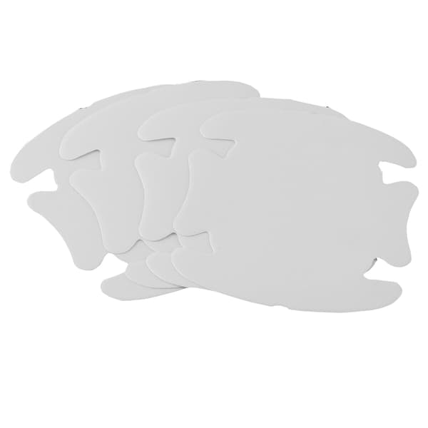 4-Pack Skydd för Dörrhandtags Fördjupning Transparent