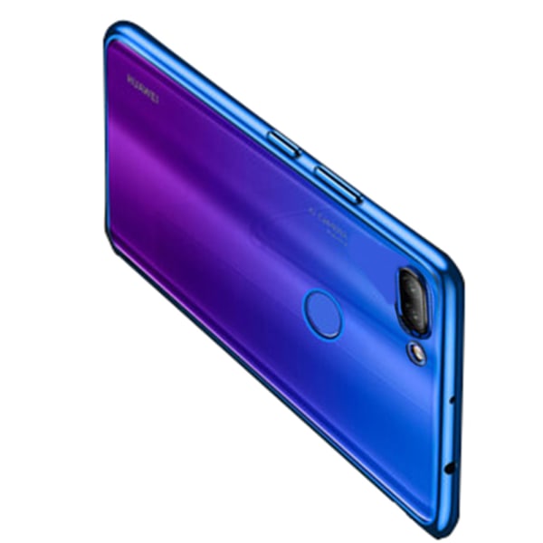 Huawei P Smart 2018 - Beskyttende silikondeksel fra Floveme Blå