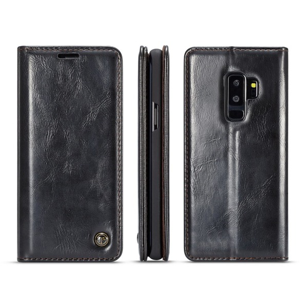 Praktisk deksel med lommebok til Samsung Galaxy S9 Vit