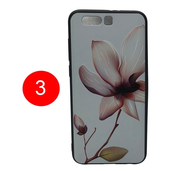 Silikonikotelo "Summer Flowers" Huawei kunnialle 9 1