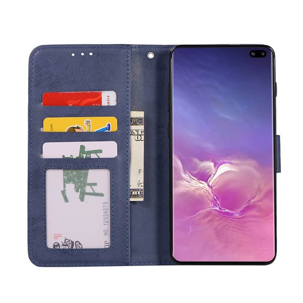 Samsung Galaxy S10 - Smart Dubbelfunktion Fodral Brun