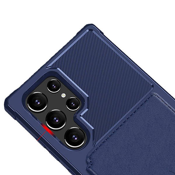 Samsung Galaxy S23 Ultra - Skal Kortfack Svart