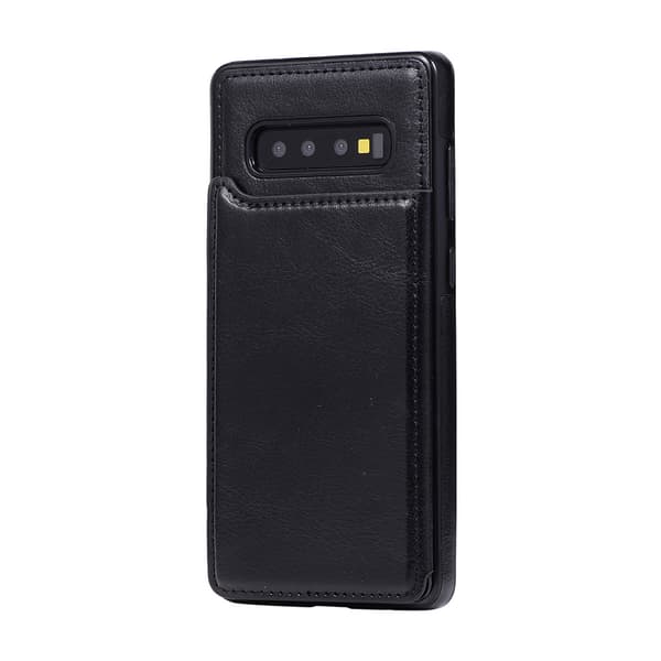 Etui med kortholder - Samsung Galaxy S10 Plus Röd