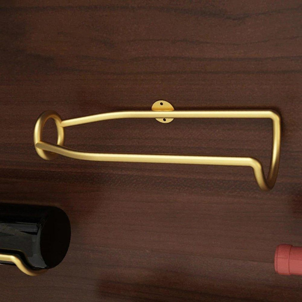 Elegant Stilsäkert Vägg Vinställ Champagneställ Ölställ Brun M