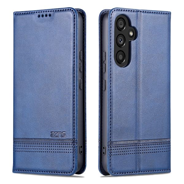 Samsung A54 5G - 3-Kortfack Plånboksfodral Läder i Flera Färger Red