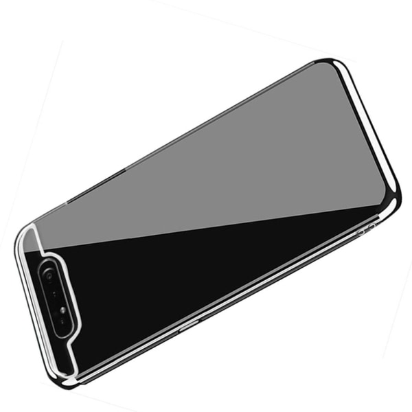 Gennemtænkt slidstærkt silikonecover - Samsung Galaxy A80 Roséguld