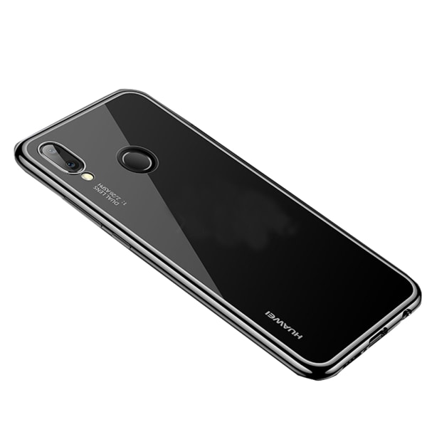 Huawei P20 Lite - Floveme Exklusivt Silikonskal (ELECTROPLATED) Silver