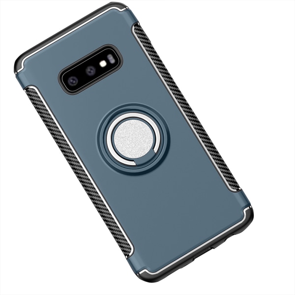 Samsung Galaxy S10e - Cover med ringholder Blå