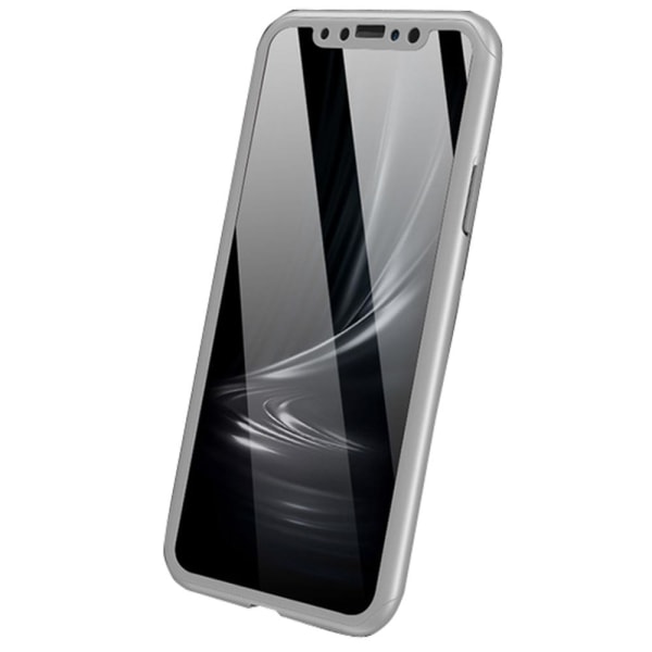 Tyylikäs kaksipuolinen suojakuori FLOVEME - iPhone 12 Silver