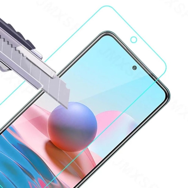 3-PACK Redmi Note 10S Standard Skärmskydd HD 0,3mm Transparent/Genomskinlig