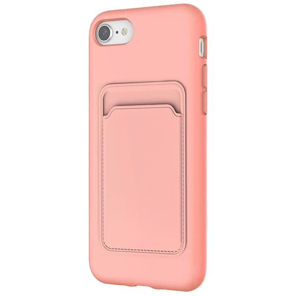 Praktiskt Skal med Kortfack - iPhone 7 Mörkblå