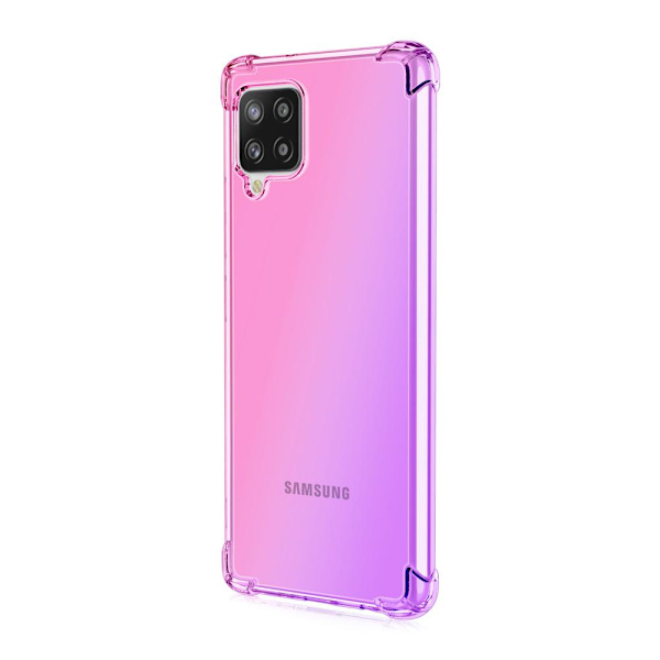 Exklusivt Skyddsskal (FLOVEME) - Samsung Galaxy A12 Blå/Rosa