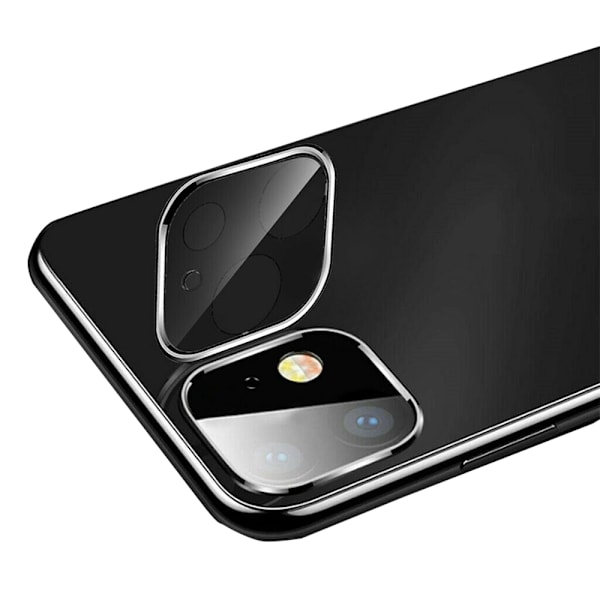 ProGuard iPhone 11 Pro Max Bakre Kameralinsskydd + Metalram Svart