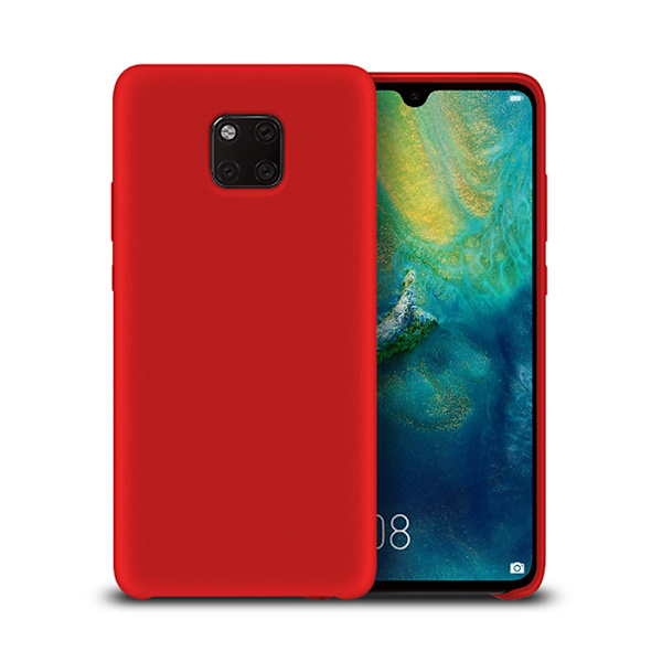 Stilrent Skyddsskal Silikon - Huawei Mate 20 Pro Vit