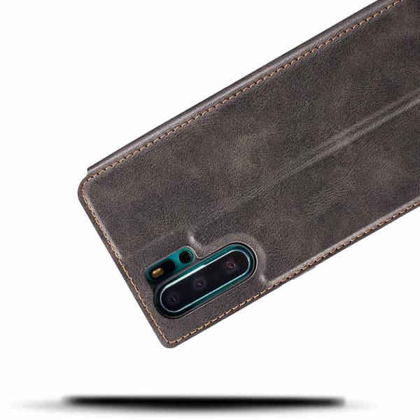 Huawei P30 Pro - Effektfullt Plånboksfodral (Retro) Svart Svart