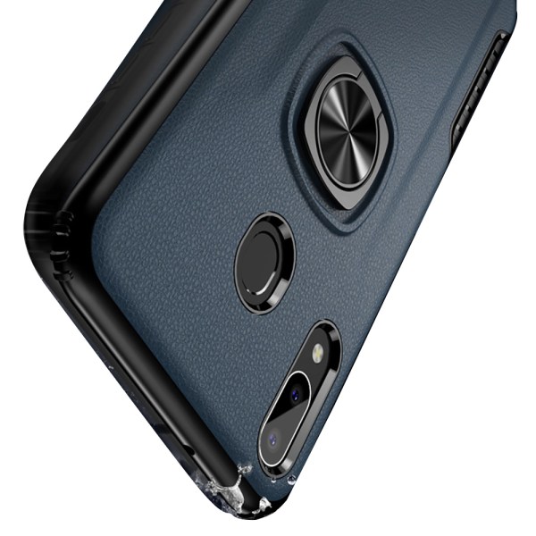 Eksklusivt cover med ringholder LEMAN - Samsung Galaxy A40 Roséguld