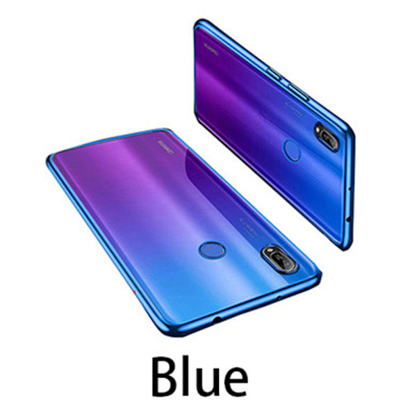 Genomtänkt Silikonskal - Huawei Y6 2019 Svart
