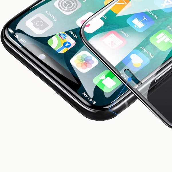 EXXO 3D-Skärmskydd från MyGuard till iPhone XS Max Svart