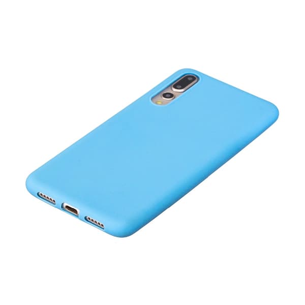 Matt Stilsäkert Silikonskal - Huawei P20 Pro Svart
