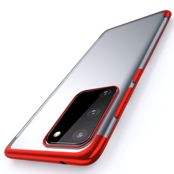 Samsung Galaxy S20 - Elegant Floveme silikondeksel Röd