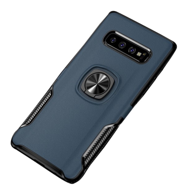 Samsung Galaxy S10E - Eksklusivt cover med støtteben Mörkblå