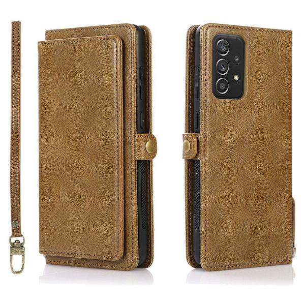 Smooth Stilfuld 2-1 Wallet cover - Samsung Galaxy A52 Mörkblå