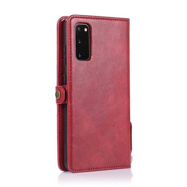Huomaavainen lompakkokotelo - Samsung Galaxy S20 Röd