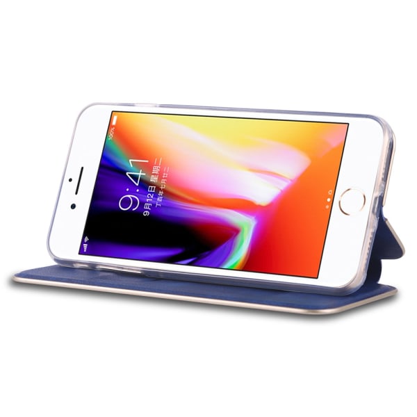 iPhone 8 - Plånboksfodral Brun