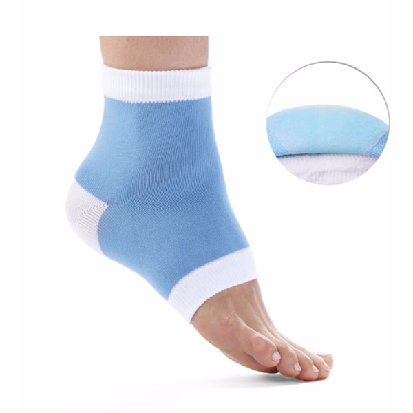 UNISEX tåløs sokk med innebygd hælbeskyttelse fra Gelé