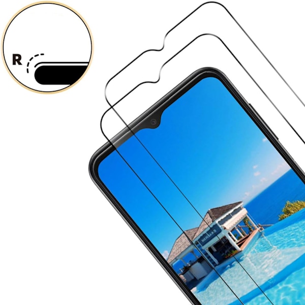 2-PACK Samsung galaxy A14 5G Skärmskydd i Härdat glas Transparent