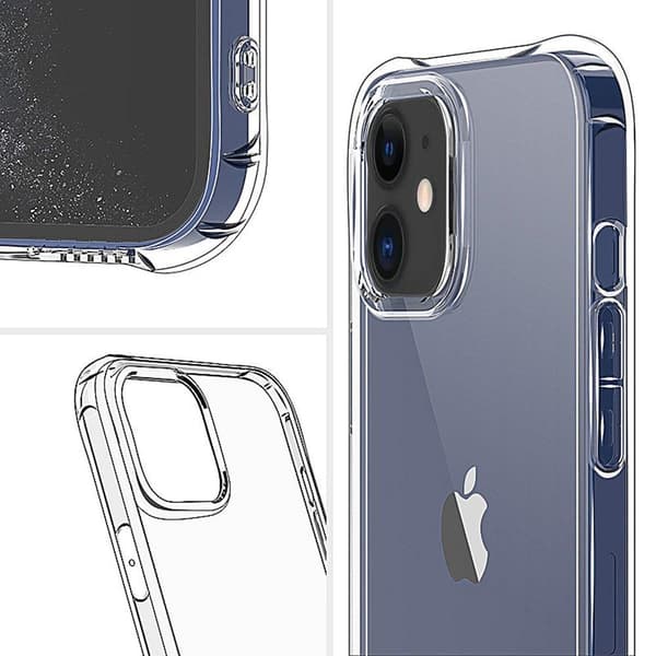 Skyddande Silikonskal (FLOVEME) - iPhone 12 Transparent