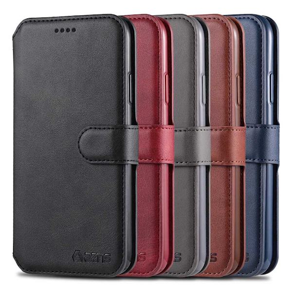 Smooth Wallet Case (Azns) - iPhone 11 Brun