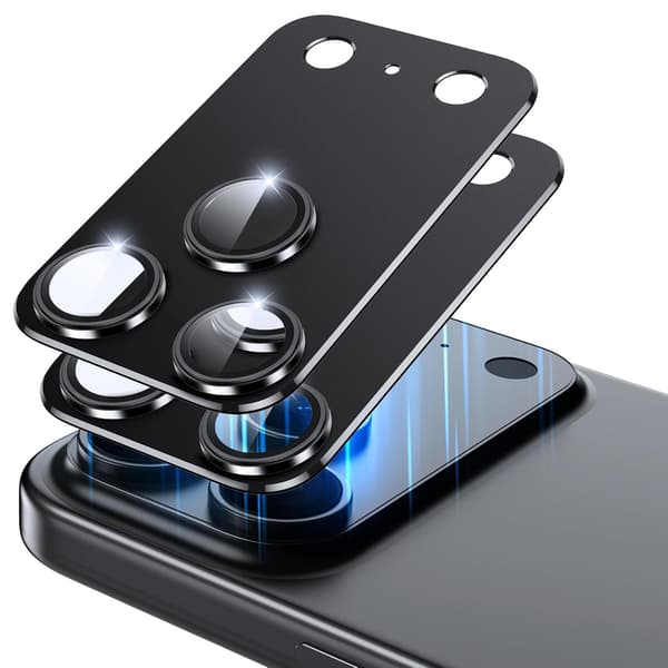 iPhone 17 Pro Max Kameraskydd 3-Pack  Ultratunt & Bubblfri
